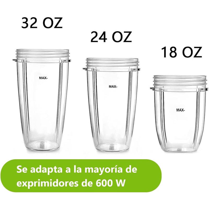 Cuchilla Mezcladora，Compatible con Licuadoras de 600W (forma de cruz)