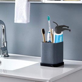 3pcs Pooping Dog Butt Toothpaste Topper - Funny Toothpaste Dispenser, Creative Bathroom Toothpaste Accessory for Kids and Adults, Grey+Black+Brown