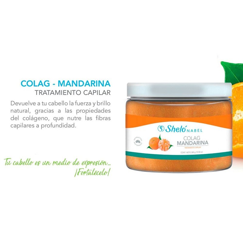 Colag Mandarina Tratamiento Capilar Hidratante 300g Colágeno