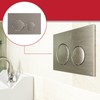 SPARES2GO Luxury Flush Plate Kit for Concealed Toilet Cistern Wall