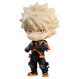 Good Smile My Hero Academia: Katsuki Bakugo (Stealth Suit Ver.) Nendoroid Action Figure,Multicolor