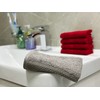 DARWEN STAR 100% Cotton 12 pcs Face Cloth, Highly Absorbent