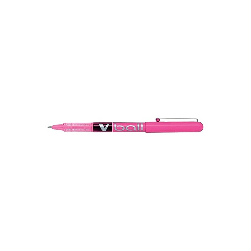 Pilot V Ball VB5 Rollerball Pens Liquid Ink Fine Metal