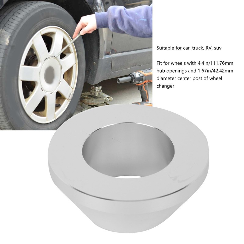 Manual Tire Changer Centering Cone, Billet Aluminum Upgrade Wheel Balancer