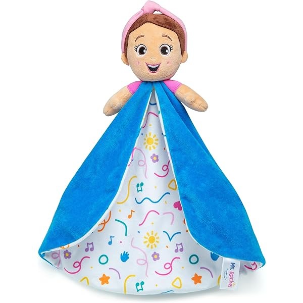 Ms. Rachel Official Huggable Lovey, Double Sided, Machine Washable Security