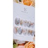 Handmade nails - Dimly - Almond / 수제네일 - 아련하게