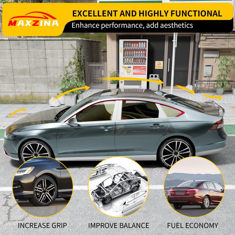 Maxzina Spoiler Wing Compatible with 2023-2025 Honda Accord Sedan Rear
