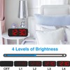 6.5 Inch Led Digital Vibrating Alarm Clock, 1 Count Usb