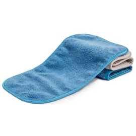 S&T INC. Always Off Reusable Makeup Remover cloths, 6” X 12”, Solid and Print, 3 Pack