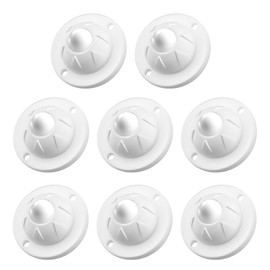 PlusRoc 8 Pack Self Adhesive Caster Wheels for Appliance, Load Capacity 110LBs(8PCS), Mini Swivel Wheels Sliders Roller for Stand Mixers Air Fryers