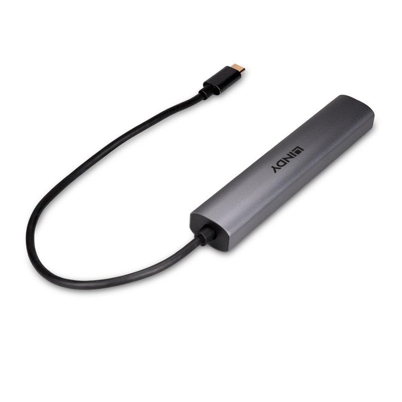 Lindy 4 Port USB 3.2 Gen 2 Type C Hub