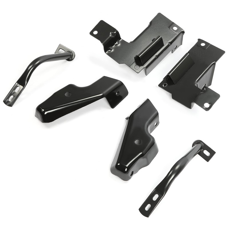 KUAFU 6PCS Front Bumper Brackets Set Compatible With 2002-2006 Chevy