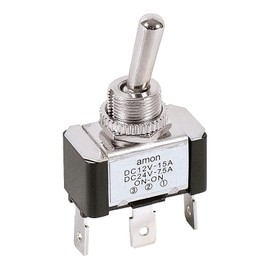 amon ON-ON toggle switch, 12 VDC 15A/24 VDC 7.5A 3202