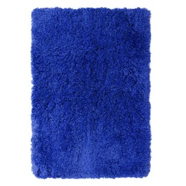 Clara Clark Shaggy Bath Rug with Non-Slip Backing Rubber Super Soft Bathmat, Medium-20 x 32, Royal Blue