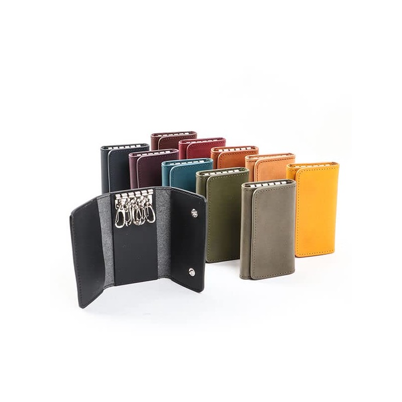 Boosters Key Case, Tri-Fold, Men's, Women's, 5 Hooks, Double Hook,