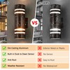 Housen Solutions Dusk to Dawn Outdoor Light Fixture 2 Pack,