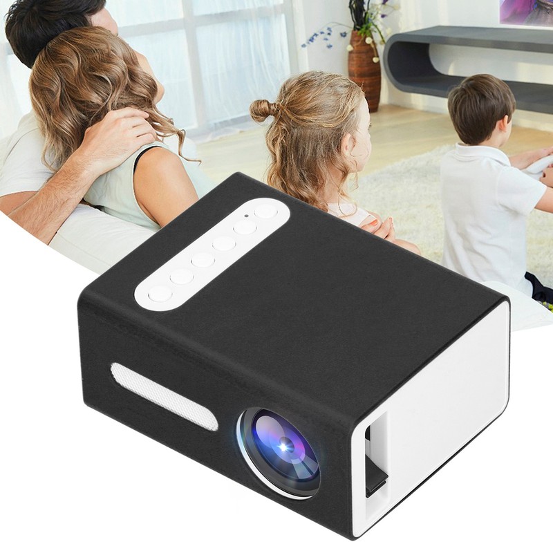 Mini Household Projector Portable LED Home Media Video Player Kid's