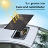Opuwei Car Sunroof Sun Shade, Camping Accessories, Breathable Protection Mesh,