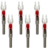 Bgary Lighted Nocks .244''6.2mm ID Led Archery Arrows Nocks 6Pcs