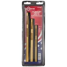 Mayhew Pro 61360 3 Pc. Brass Drift Punch Set