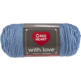 Red Heart Love Yarn-12/Pk-Bluebell, 12/Pk, Bluebell 12 Pack