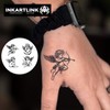 INKARTLINK 2 Pack 2 Weeks Long Lasting Waterproof Jagua Tattoo