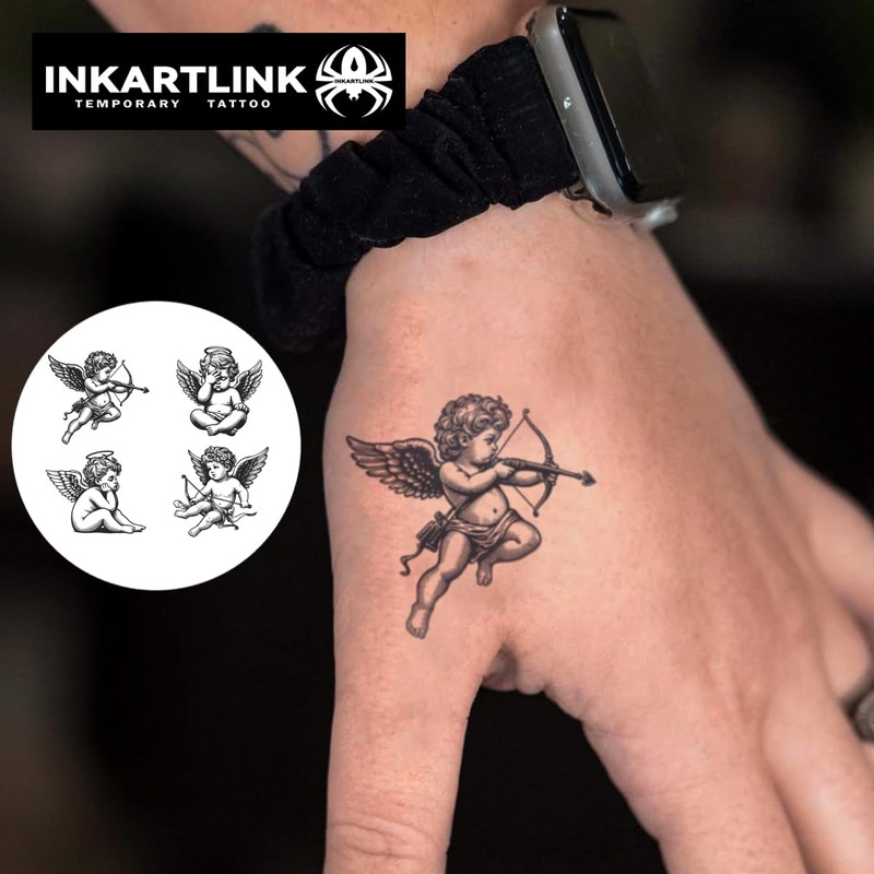 INKARTLINK 2 Pack 2 Weeks Long Lasting Waterproof Jagua Tattoo