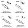 MOVKZACV Aluminium Alloy Door Pull Handle Silver,Internal Door Handle for
