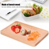 Fruit Dishes Beech Wooden Serving Tray Rectangular Decorative Dessert Plate