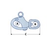 Secure Fix Direct 70 mm Swivel Snap Shackle Grade 316