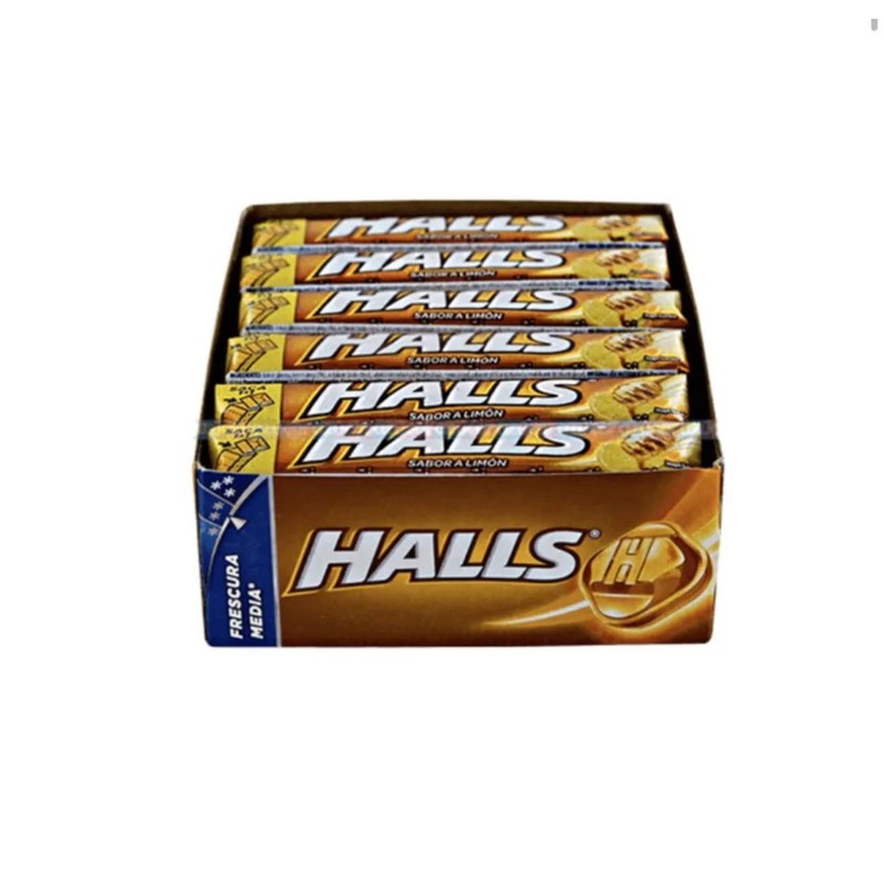 Mexican Halls Lemon and Honey Flavor (12 pack) Limon con