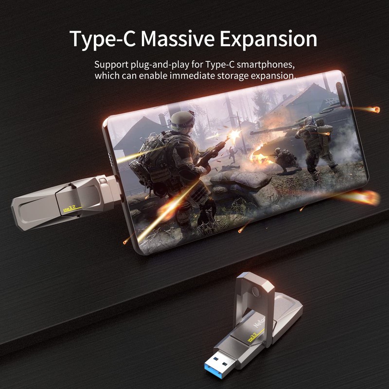 Netac US5 256GB Solid USB State Drive External Portable USB
