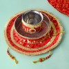 SATVIK Set of 11 Pc Decorative Karwa Chauth/Karva Chauth Thali