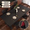 KTVVKTVV PU Leather Table Cloths Rectangle Table Cover Protector for