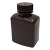 Tarsons 583430 Brown Square Jar HDPE / Lid: PP 250ml