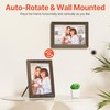 Frameo 10.1" Digital Picture Frame with 32GB Memory Wood WiFi