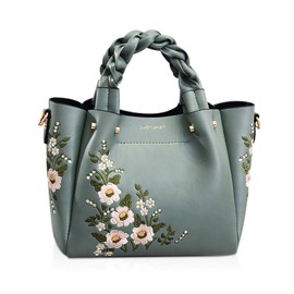 Nicole & Doris Bag, Small, Popular, Handbag, Women's, Tote Bag, Mini Bag, Breathable, Cute, Flower Embroidery, Shopping, Casual, Outing, Lightweight, Smartphone/Folding Umbrella/Wallet, Small Items,