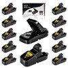 VRXVR Mouse Traps 12-Pack, Indoor Outdoor Use, Small Mice Catchers