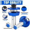 SMJXTOP 2Pcs Shaker Style Rail and Stile Router Bits Set