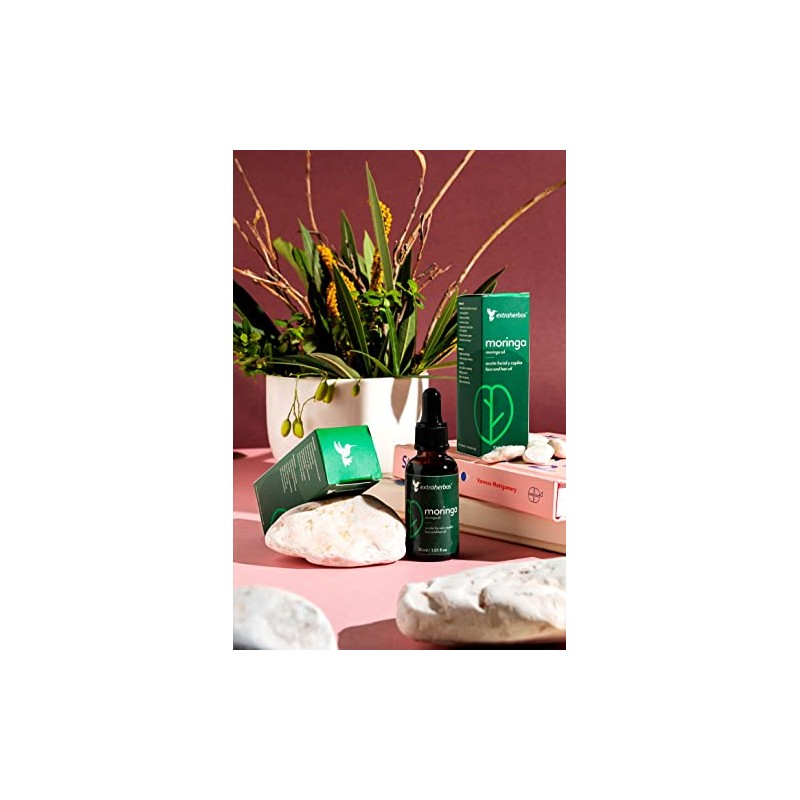 Kit 3 Aceite facial y capilar de Moringa - Extraherbos