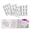 Healvian 4pcs Shaped Nail Stickers for French Tips Manicure Stencils