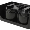 G-PLUS Front Rear Bench Seat Dual Cup Holder Center Console