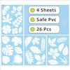 26PCS Leaf Window Bird Decals for Birds Strikes - Anti-Collision