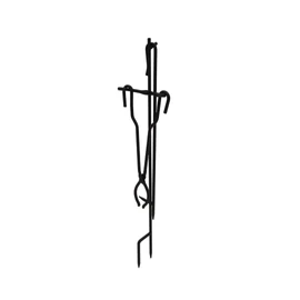 Blue Sky Outdoor Living Steel Fire Poker and Tongs Set with Stand, 3-Piece Fire Pit Accessory Pack with Poker, Tongs, and Stand, Black