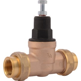 Cash Acme 3/4 Inch EB45 Double Union Pressure Regulating Valve (PRV), 45 PSI, 23885-0045