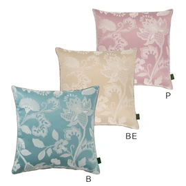 Kawashima Textile Celcom Minton Grace Haddon Back Cushion Cover 17.7 x 17.7 inches (45 x 45 cm) LL1207 P Pink