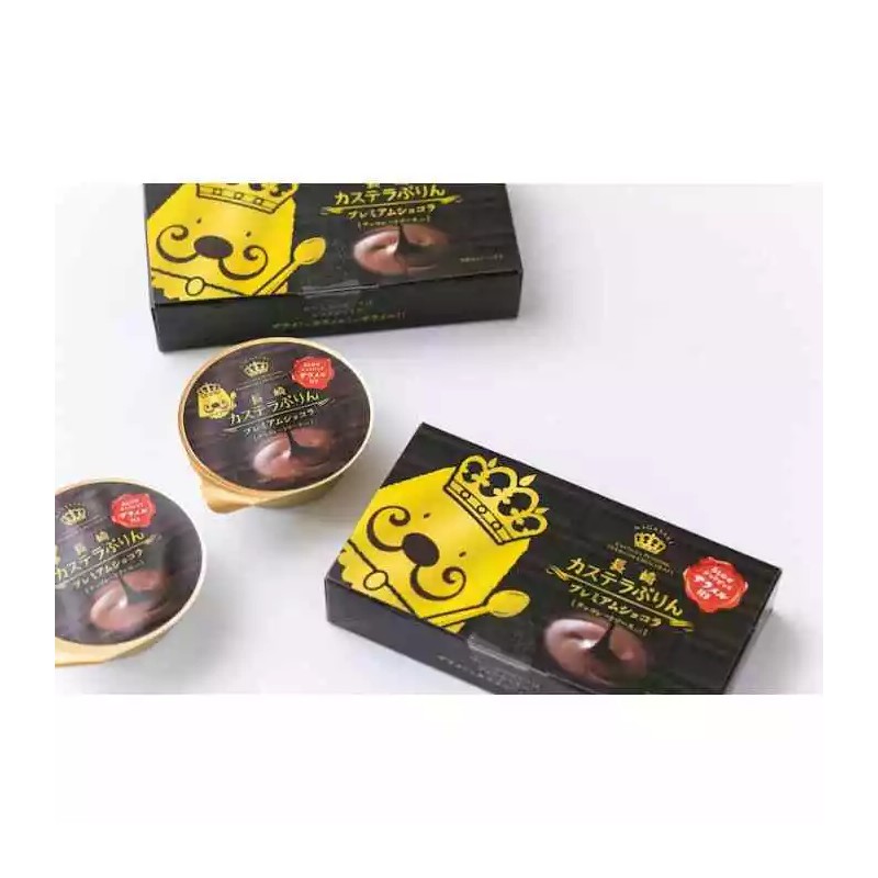 Maeda Nagasaki Castella Pudding Chocolate 82g x 2pcs濃郁長崎卡斯特拉優質巧克力布丁(配有焦糖晶脆)