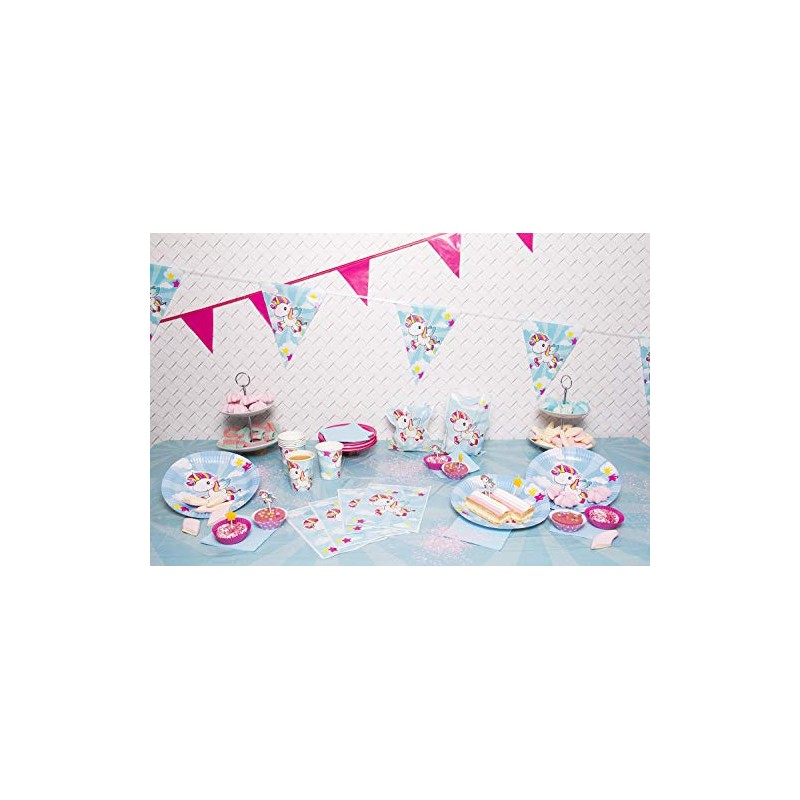 Bicchieri unicorno 250 ml - 8 pezzi