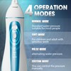 Nicwell Water Dental Flosser Pick for Teeth: 4 Modes Cordless