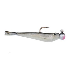 Berkley PowerBait Power Minnow Fishing Bait, Black Shad, 3in | 8cm, Irresistible Scent & Flavor, Realistic Action, Split Tail Design, Ideal for Bass, Walleye, Trout, Panfish Species and More